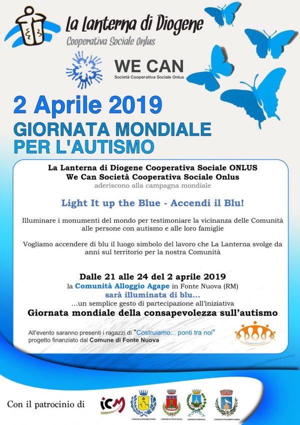 GIORNATA MONDIALE DELL’AUTISMO: IL MUGA SI ILLUMINA DI BLU